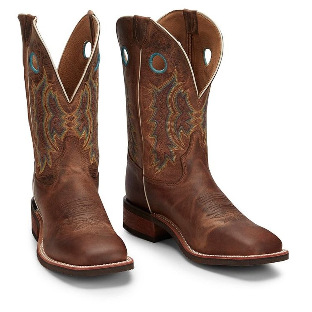 Tony Lamas Boots Men's Footwear Creendance 11" Western color Brown